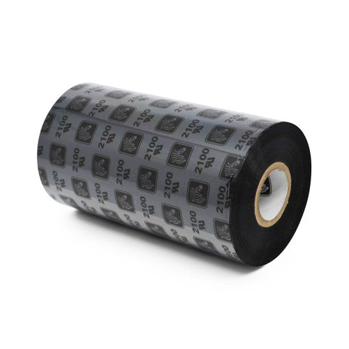 Ruban Zebra – 02100BK13145-EA – Zebra 5.16" × 1,476' 5319 Ruban cire (Caisse)