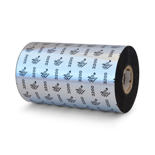 Ruban Zebra – 03200BK13145-EA – Zebra 5.16" × 1,476' 3200 Ruban cire-résine (Caisse)