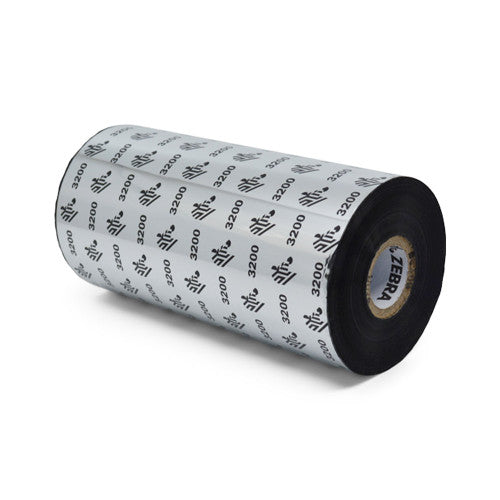 Ruban Zebra – 03200BK15645-EA – Zebra 6.16" × 1,476' 3200 Ruban cire-résine (Caisse)