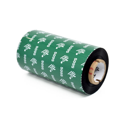 Ruban Zebra – 05095GT11030 – Zebra 4.33" × 984' 5095 Ruban résine (Caisse)