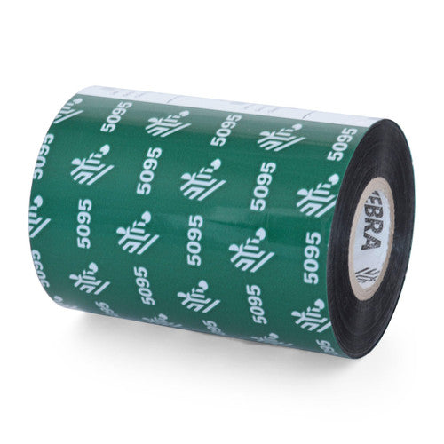 Ruban Zebra – 05095BK08945-EA – Zebra 3.5" × 1,476' 5095 Ruban résine (Caisse)