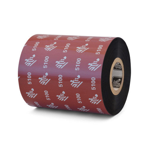 Ruban Zebra – 05100BK08945 – Zebra 3.5" × 1,476' 5100 Ruban résine (Caisse)