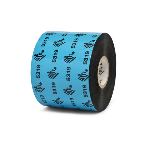 Ruban Zebra – 05319BK08345-EA – Zebra 3.27" × 1,476' 5319 Ruban cire (Caisse)