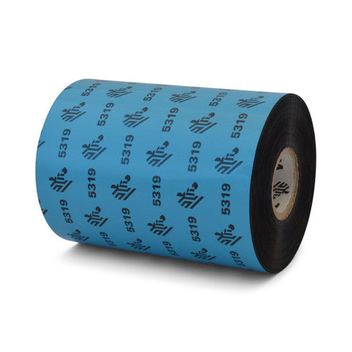 Ruban Zebra – 05319BK10245-EA – Zebra 4.02" × 1,476' 5319 Ruban cire (Caisse)