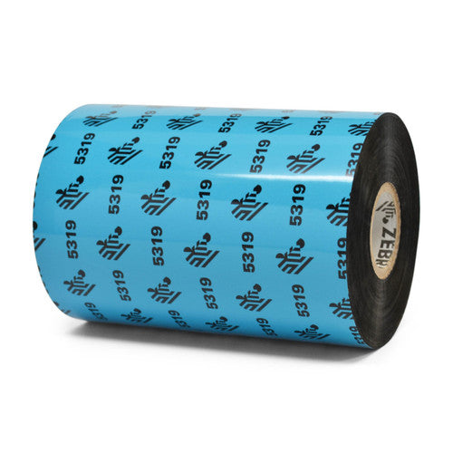 Ruban Zebra – 05319BK11045-EA – Zebra 4.33" × 1,476' 5319 Ruban cire (Caisse)