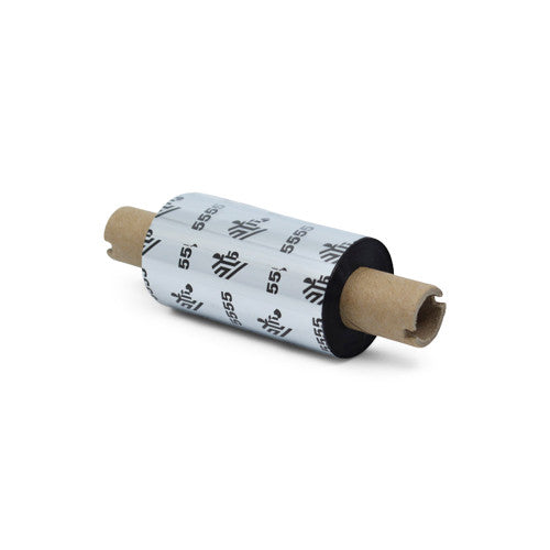 Ruban Zebra – 05555GS06407 – Zebra 2.5" × 244' 5555 Ruban cire-résine (Caisse)