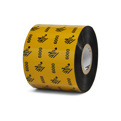 Ruban Zebra – 06000BK06045 – Zebra 2.36" × 1,476' 5319 Ruban cire (Caisse)