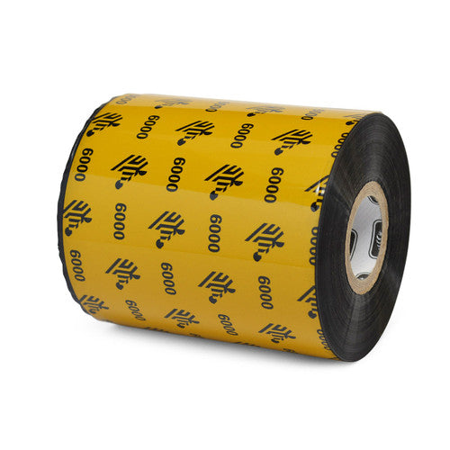 Ruban Zebra – 06000BK08345-EA – Zebra 3.27" × 1,476' 5319 Ruban cire (Caisse)