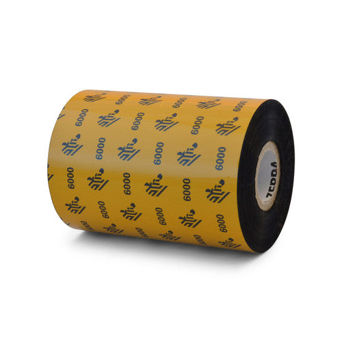 Ruban Zebra – 06000BK10245 – Zebra 4.02" × 1,476' 5319 Ruban cire (Caisse)