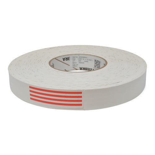 Étiquettes 10003854-1-EA - Étiquette thermique directe Zebra 1" x 11" (25.4 mm x 279.4 mm) Z-Perform 2000D - Noyau 3 - 175 étiquettes/rouleau - 6 rouleaux par caisse