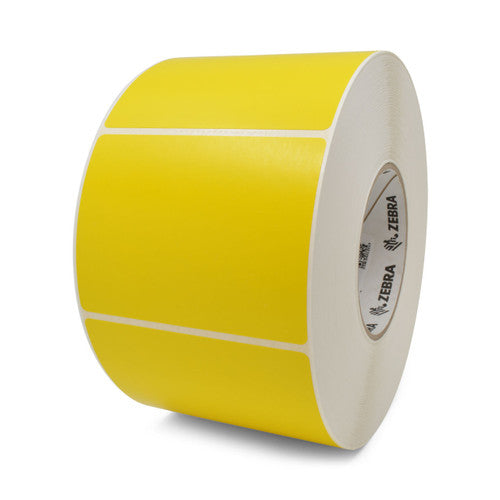 Étiquettes 10006209-1 - Étiquette à transfert thermique Zebra 4" x 3" (101.6 mm x 76.2 mm) Z-Perform 2000T - Noyau 3 - 1840 étiquettes/rouleaux - 4 rouleaux par caisse