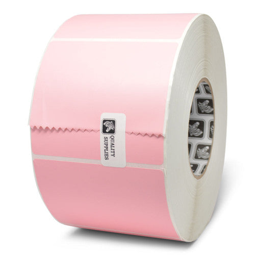 Étiquettes 10006209-3 - Étiquette à transfert thermique Zebra 4" x 3" (101.6 mm x 76.2 mm) Z-Perform 2000T - Noyau 3 - 1840 étiquettes/rouleaux - 4 rouleaux par caisse