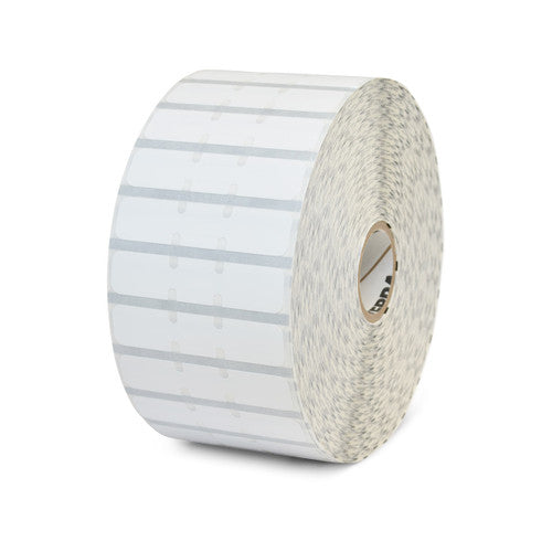Étiquettes 10010065 - Étiquette thermique directe Zebra 2.2" x 0.5" (55.9 mm x 12.7 mm) Z-Perform 2000D - Noyau 1" - 3510 étiquettes/rouleau - 6 rouleaux par caisse