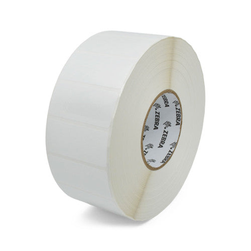 Étiquettes 10011701-EA - Étiquette à transfert thermique Zebra 2.75" x 1.25" (69.9 mm x 31.8 mm) Z-Ultimate 3000T - Noyau 3 - 4270 étiquettes/rouleaux - 4 rouleaux par caisse