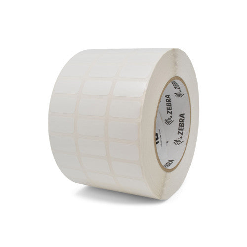 Étiquettes 10022930 - Zebra 1" x 0.5" Polypropylene Label – 10 Labels/Roll – Case