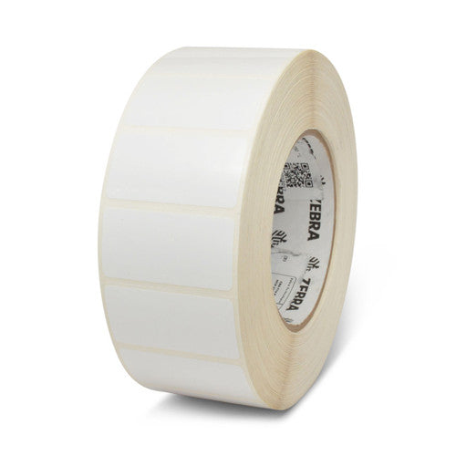 Étiquettes 10011694 - Zebra 1.8" x 0.8" (45.7 mm x 20.3 mm) Z-Ultimate 3000T Label (Roll, Case) – Core 3" – Thermal Transfer – 7160 LABELS PER ROLL
