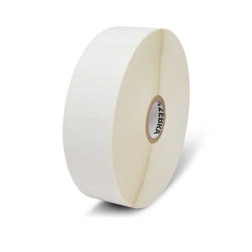 Étiquettes Zebra 0.94" x 0.9375" Polyester Label – 1" Core