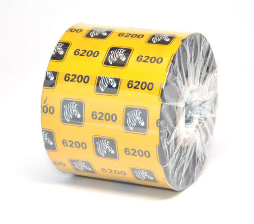 Ruban Zebra – 06200BK04045 – Zebra 1.57" × 1,476' 6200 Ruban résine (Caisse)
