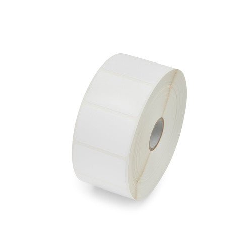 Étiquettes 10023333 - Étiquette à transfert thermique Zebra 1.75" x 1.5" (44.4 mm x 38.1 mm) Z-Perform 2000T - Noyau 1 - 1450 étiquettes/rouleaux - 1 rouleaux par caisse