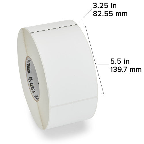 72286 - Zebra 3.25" x 5.5" Z-Select 4000T étiquette (boîte)