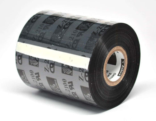 Ruban Zebra – 02100BK11090-EA – Zebra 4.33" × 2,955' Ruban cire (Caisse)