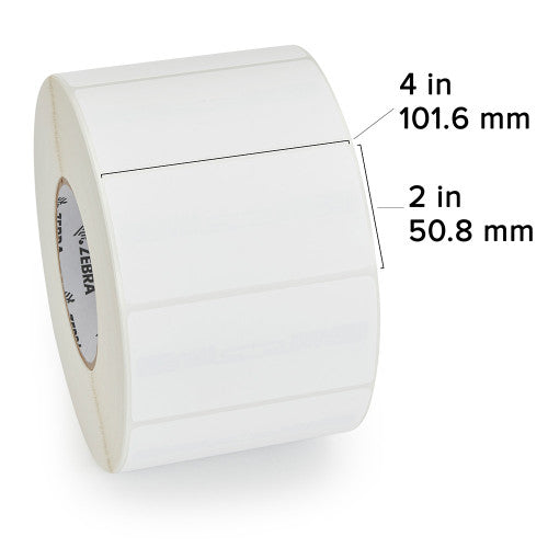 Étiquettes 10000285 - Zebra 4" x 2" Z-Perform 2000T Label (Roll) Label – Roll