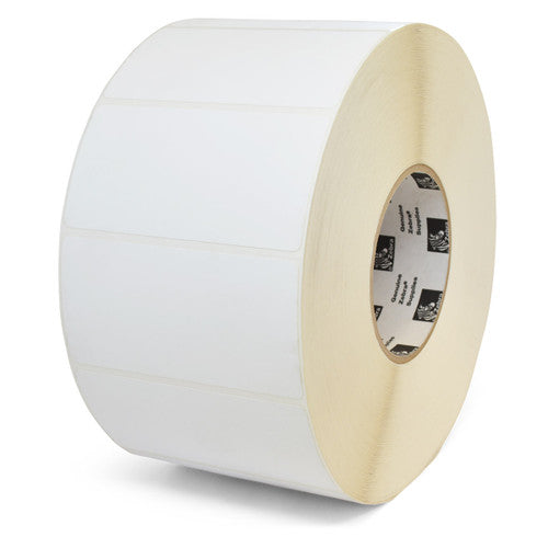 Étiquettes 10025474 - Étiquette thermique directe Zebra 4" x 2.1875" (101.6 mm x 55.6 mm) Z-Perform 2000D - Noyau 3 - 2600 étiquettes/rouleau - 2 rouleaux par caisse