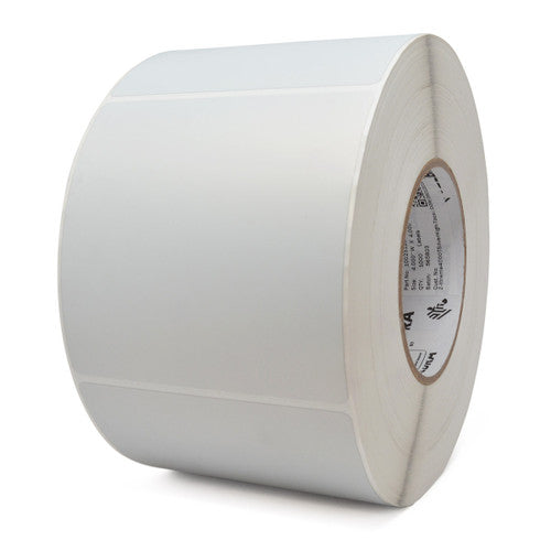 Étiquettes 10023183 - Étiquette à transfert thermique Zebra 4" x 4" (101.6 mm x 101.6 mm) Z-Xtreme 4000T - Noyau 3 - 1000 étiquettes/rouleaux - 1 rouleaux par caisse