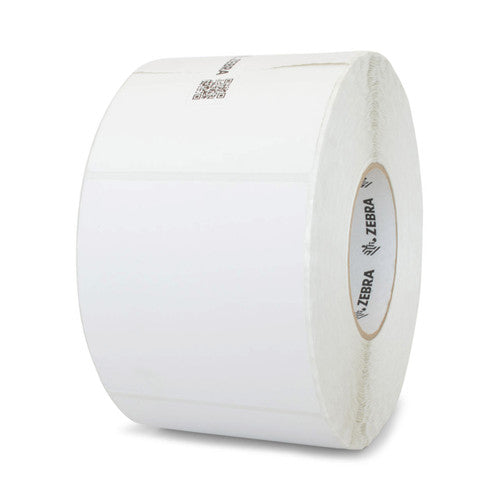 Étiquettes 10025353-EA - Étiquette thermique directe Zebra 4" x 4.5" (101.6 mm x 114.3 mm) Z-Perform 2000D - Noyau 3 - 1000 étiquettes/rouleau - 2 rouleaux par caisse