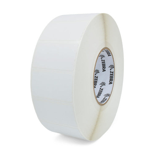 Étiquettes 72276 - Étiquette thermique directe Zebra 2.25" x 1.25" (57.2 mm x 31.8 mm) Z-Select 4000D - Noyau 3 - 3770 étiquettes/rouleau - 8 rouleaux par caisse